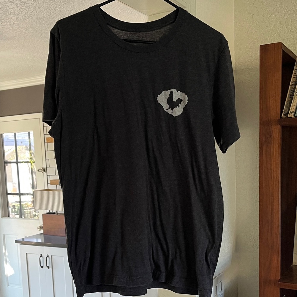 Classic Black Rooster Tee